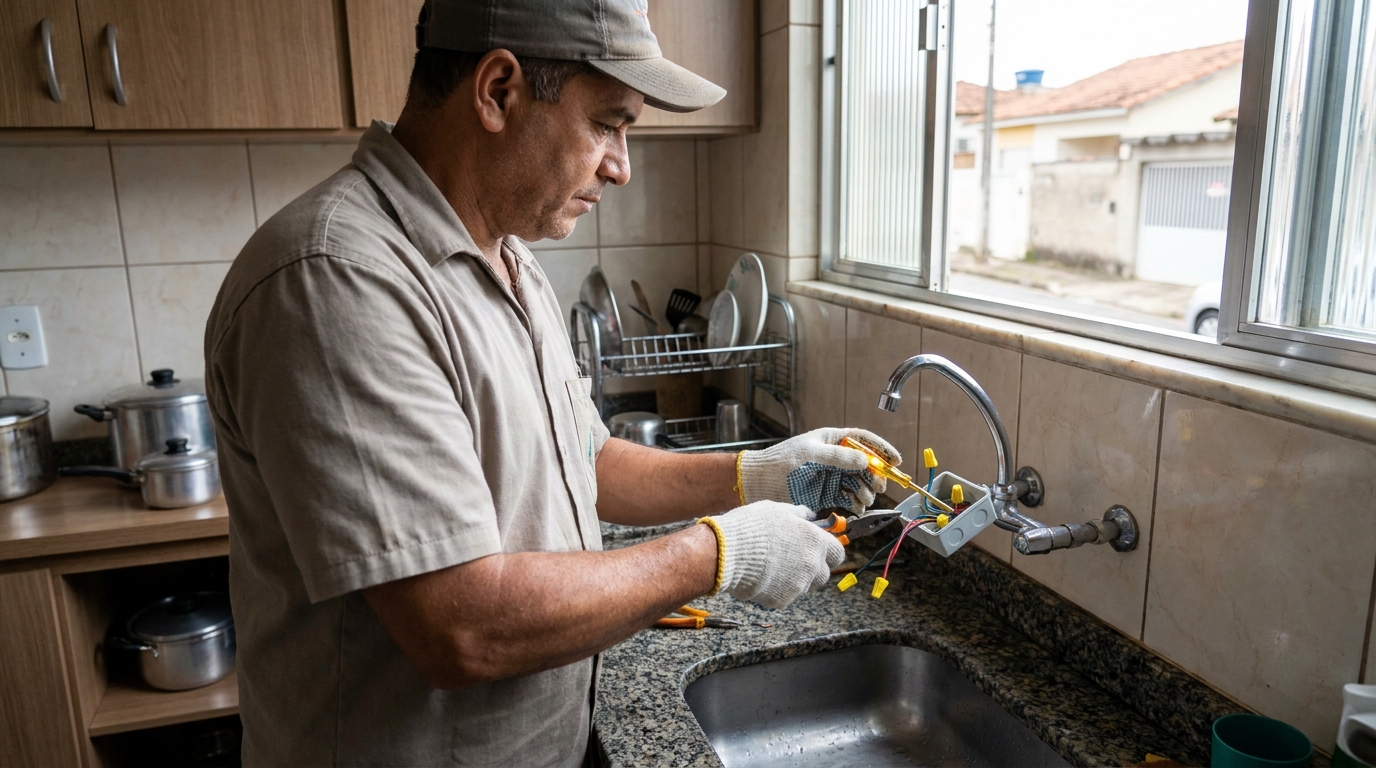 Adequação de Ponto Elétrico em Betim‑MG